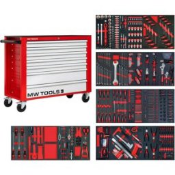 Servante d'atelier complète large XL 514 outils MW Tools MWE512G3