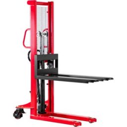 Gerbeur manuel 1000kg hauteur de levage 1600mm mât simple MW Tools MS1016