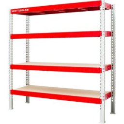 Rayonnage stockage professionnel 200x200x40 800kg MW Tools RA840