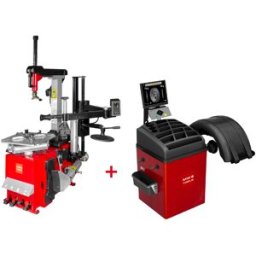 Set démonte-pneu BT300H 3x400V + équilibreuse de roues BB500 230V MW Tools BT300H SET4