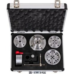 Ensemble mandrin à bois professionnel à 4 mors ø 95 mm M33x3,5 MW-Tech KPS95
