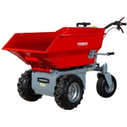 Mini dumper électrique 500kg 216L benne basculante par vérin batterie 48V / 32Ah Torros MED502