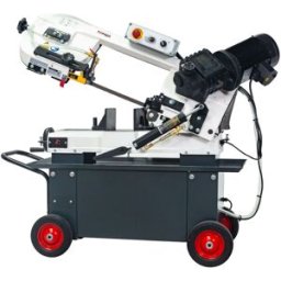 Scie à ruban mobile pour métaux 0-45° capacité de coupe ronde 178 mm 0,75 kW 230V 3 vitesses système d'arrosage Torros SC190G 230V