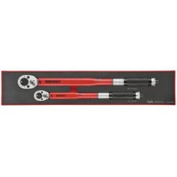 Clés dynamométriques Foamx4 tray 2 pièces Teng Tools TEX1238