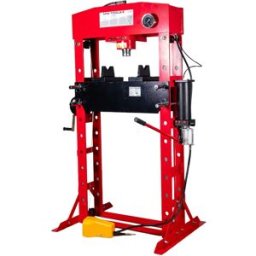 Presse d'atelier hydropneumatique 50T avec cylindre mobile MW Tools PPH50B