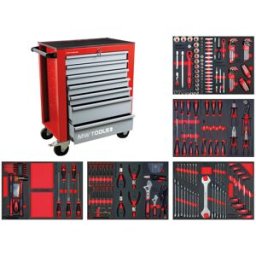 Servante d'atelier complète STARTER 212 outils MW Tools MWE211G
