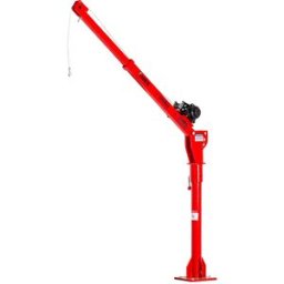 Grue de levage rotative 360° pour véhicule & remorque 300/500kg avec treuil électrique 12V - À fixer MW Tools BK30012