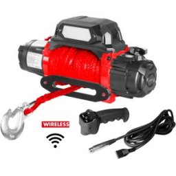 Treuil électrique 24V 5443kg câble 26m synthétique télécommande sans fil MW Tools SEL550024SR
