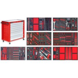 Servante d'atelier complète PRACO XL 514 outils MW Tools MWE512G2P