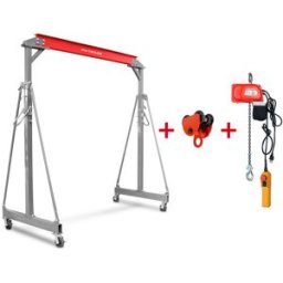 Set grue à portique mobile 1 t PTLK1 MW Tools PTLK1-SET300