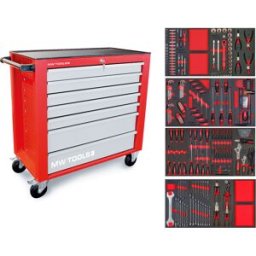 Servante d'atelier complète STARTER 212 outils MW Tools MWE211G2