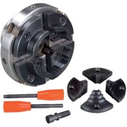 Mandrin à bois à 4 mors ø 100 mm M33x3,5 avec mors interchangeables Holzstar 5931023