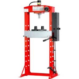 Presse d'atelier hydraulique 20 t commande manuelle et au pied MW Tools PH20