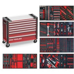 Servante d'atelier complète robuste XL 514 outils MW Tools MWE512A3
