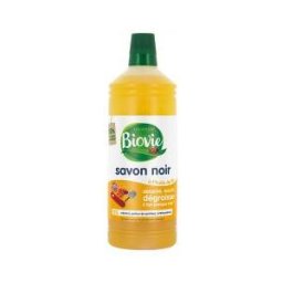 Biovie Savon Noir Huile de Lin 1 Litre - Flacon 1000 ml