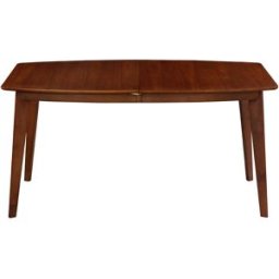Miliboo Table à manger extensible scandinave noyer L150-200 cm LEENA