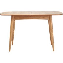 Miliboo Table à manger extensible rectangulaire en bois clair L130-160 cm NORDECO