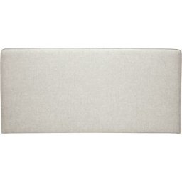 Miliboo Tête de lit à suspendre en tissu beige L160 cm LILY