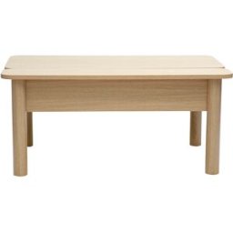 Miliboo Table basse relevable finition bois chêne L100 cm BOLSO