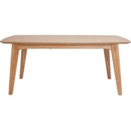Miliboo Table extensible rallonges intégrées rectangulaire en bois clair L180-230 cm FIFTIES