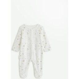 Petit Béguin Pyjama bébé en velours Eliah