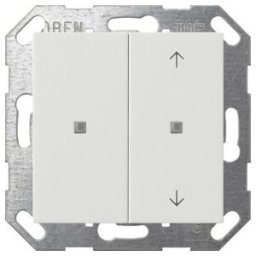 Gira KNX Interrupteur à bascule 2f blanc non imprimé/flèches 517503 (517503)