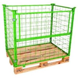 Cadre de support grillagé 100 cm RAL 6017 10x10 ; E. S. B. (AR800120010006017S1)