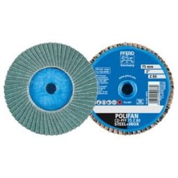 Disque abrasif Pferd COMBIDISC Zircon Mini-POLIFAN CD Ø 75 mm Z80 pour acier trempé (42719708)