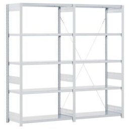 Type de rayonnage Bito:EL 40mm set de rayonnage / 100kg 2499x 996x424 6FB RAL7035 (C1236-0038)