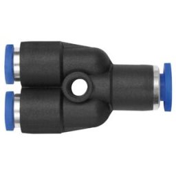 Riegler Raccord en Y « Série Bleue » mini, réduit, Ø extérieur tuyau 4/3, 141.0403M (141.0403M)