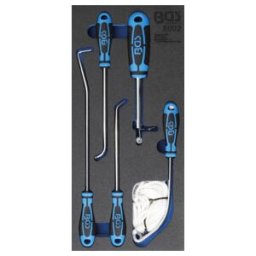 Insert de servante d'atelier 1/3 : Kit de montage de pare-brise à joint + enjoliveur 5 pièces BGS ; BGS technic (8002)