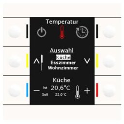 MDT technologies Centrale de commande Smart 86 écran couleur rws/brillant BE-BZS86.01 (BE-BZS86.01)