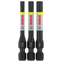 BOSCH PRO Set de 3 embouts à chocs T25, T30, T40, 55 mm (2608521U55)
