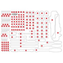 Insert en mousse vide pour 811.0159 KS Tools (811.0159-97)