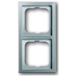 Busch-Jaeger Cadre 2-fach pur acier inoxydable 1722-866K (2CKA001754A4318)