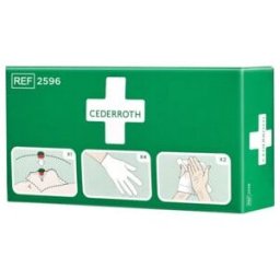 CEDERROTH Set de masque de ventilation 2Pa.Hds, 2 lingettes nettoyantes (2596)
