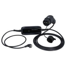 Chargeur mobile efuturo KS Tools avec câble de charge de type 2, monophase, jusqu’à 3,7 kW, jusqu’à 16 A, 230 V, mode 2, écran LCD, connecteur avec te (117.7610)