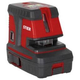 STIER Laser croix 150° x 130° avec 5 points de niveau, vert (907247)
