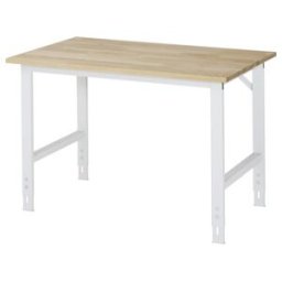 Table de travail MDF Rau LxPxH 1250x800x760-1080mm (06-625F80-12.12)