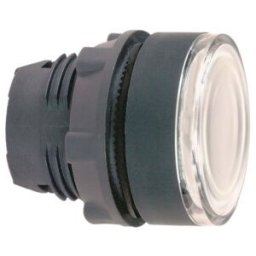 Schneider Electric Bouton-poussoir lumineux blanc, plat pour module LED ZB5AW313 (ZB5AW313)