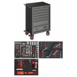 VIGOR Servante d'atelier séries M avec assortiment V2379N 164 x 164 (V2379N)