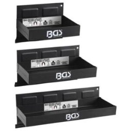 Jeu de tablettes magnétiques 150 / 210 / 310 mm 3 pièces BGS ; BGS technic (67150)