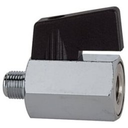 Mini robinet à boisseau 20,95 mm filetage int./ext. RIEGLER (103346)