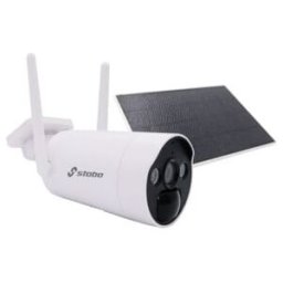 stabo Kit de vidéosurveillance couleur sans fil Caméra supplémentaire Solar Outdoorcam-Solar HD 110° pour (51138)