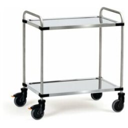 fetra Chariot inox 5036 - charge max. 120kg Pneus TPE (5036)