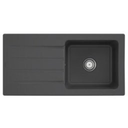 V&B; Évier Architectura 60 m avec garniture vidage, manuel, graphite CeramicPlus ; Villeroy & Boch (336001i4)