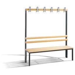 Banc d'armoire C+P Basic, H1650xL1500xP403mm Cadre de couleur noir-gris ; C + P Möbelsysteme (8051-100 S10000)