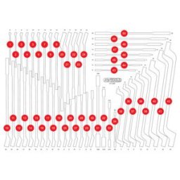 Insert en mousse vide pour 811.0050 KS Tools (811.0050-97)