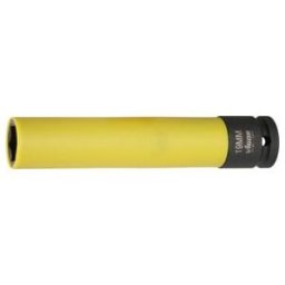 VIGOR Clé à chocs douille SW 19, 150 mm V5931 ∙ Carré creux 12,5 mm (1/2 pouce) ∙ Profil hexagonal extérieur ∙ 19 ∙ Longueur totale : 150 mm (V5931)