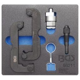 Insert de servante d'atelier 1/6 : Coffret de calage pour Audi 2.4 / 2.8 / 3.0 TFSI Kraftmann ; BGS technic (66211)